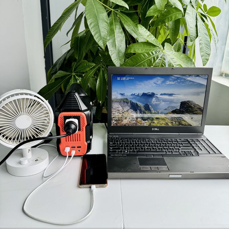 300W 288wh 20Ah लिथियम बैटरी बैकअप सोलर पावर स्टेशन चार्जिंग समय 5-7hour S