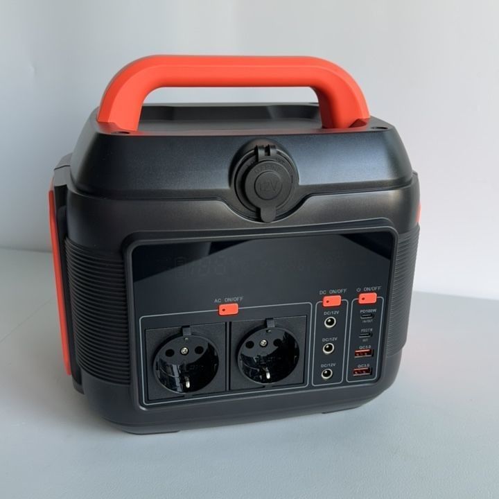 आउटडोर आपातकालीन पोर्टेबल पावर स्टेशन 600W/576wh DC आउटपुट 12-13V 10A के साथ