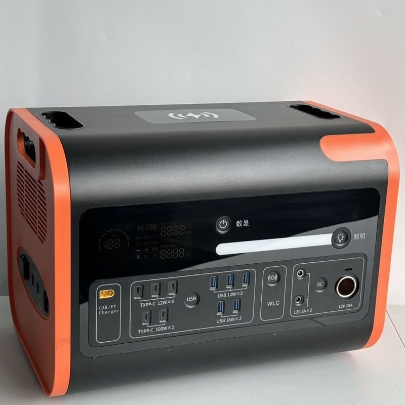 110V 220V सौर ऊर्जा स्टेशन 1000W 2200W आउटडोर में निर्बाध बिजली आपूर्ति के लिए