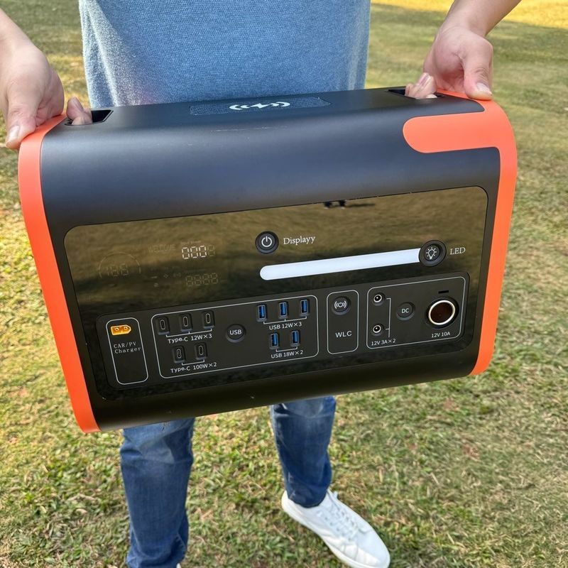 2200W/40ah/AC/DC सोकेट घरेलू ऊर्जा भंडारण बिजली स्टेशन और बिजली की आपूर्ति के लिए
