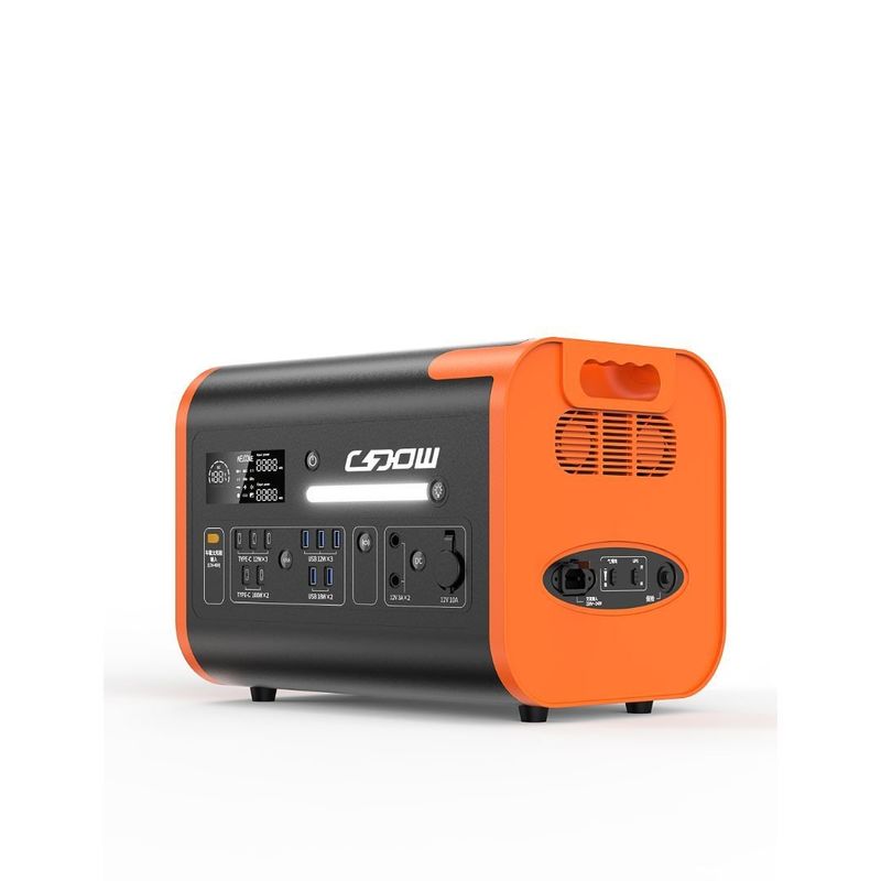 1800W/2200W आउटपुट पावर सौर पैनल बाहरी और घरेलू जरूरतों के लिए आपातकालीन बिजली आपूर्ति