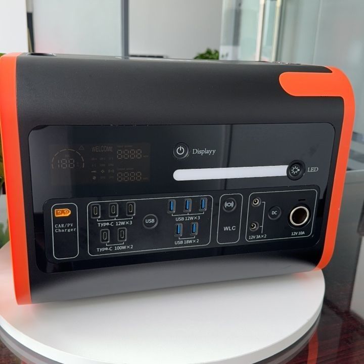 प्रकार-सी 3*18W/2*100W सौर ऊर्जा भंडारण आउटडोर बिजली समाधान के लिए बिजली की आपूर्ति