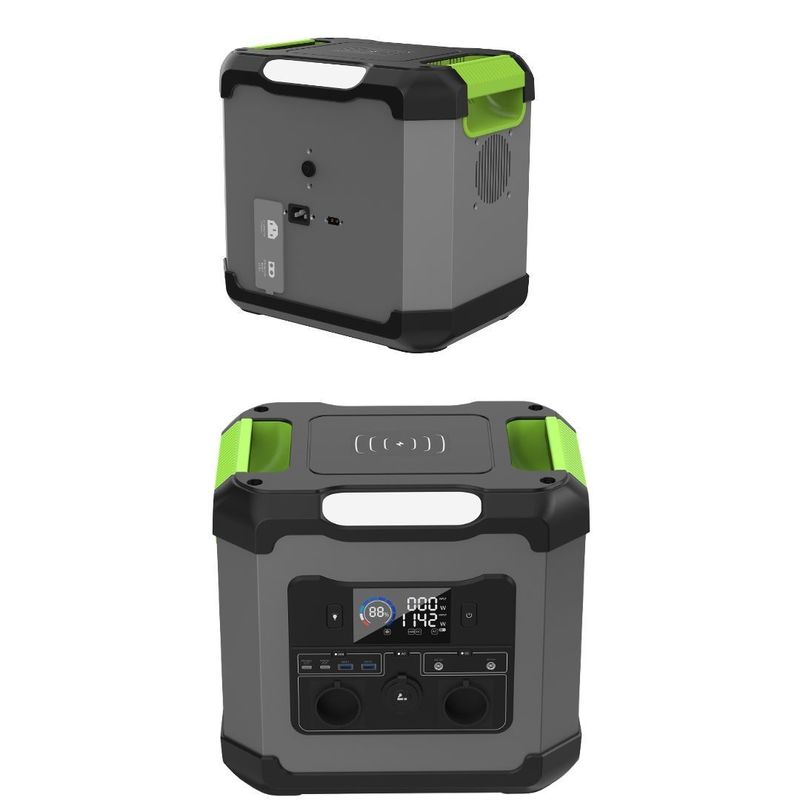 1500W/1344wh पोर्टेबल पावर स्टेशन बाहरी कार्यालय और चिकित्सा स्थितियों के लिए आदर्श