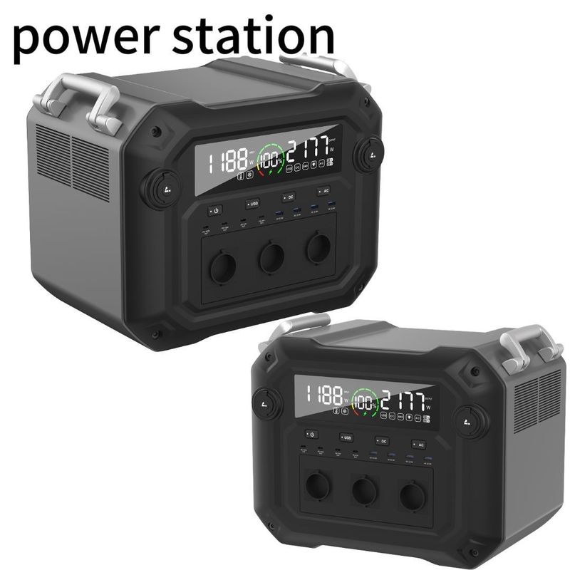 ऊर्जा भंडारण 1200W एसी इनपुट और 3600W/3430.4wh क्षमता के साथ पोर्टेबल पावर स्टेशन