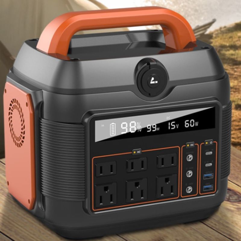 220V 50Hz/110V 60Hz AC आउटपुट 6 Kg/576 Wh/600 W/300 W/5000 W पोर्टेबल पावर स्टेशन