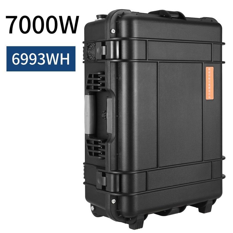 7000W/6993wh सौर जनरेटर आपातकालीन आउटडोर और आपातकालीन के लिए पोर्टेबल पावर स्टेशन