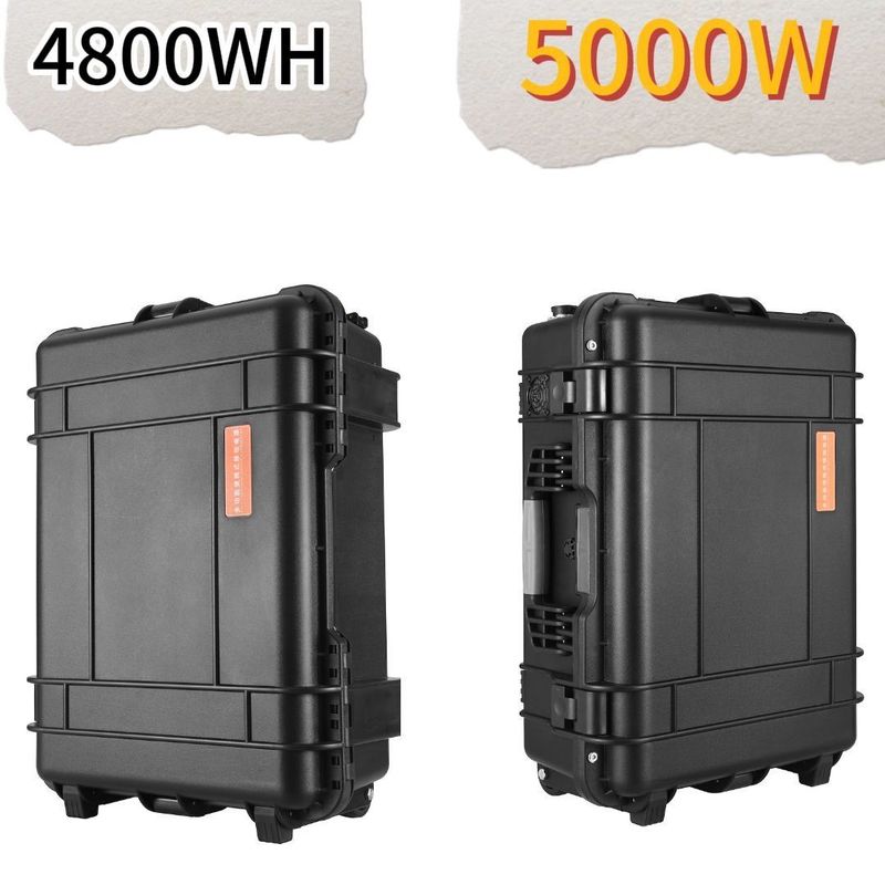 घरेलू आउटडोर गतिविधियों के लिए 4000W/220-240V AC LiFePO4 सौर जनरेटर पावर स्टेशन