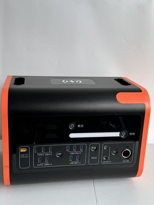 2200W पोर्टेबल पावर स्टेशन यूपीएस सौर इनपुट 800W जनरेटर निर्बाध बिजली आपूर्ति