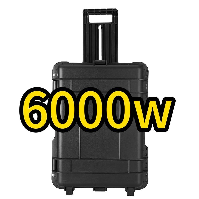 यूएसबी/टाइप-सी 18W मैक्स होम और कैंपिंग पोर्टेबल चार्जर 6000W 6216WH ST-60 पावर स्टेशन