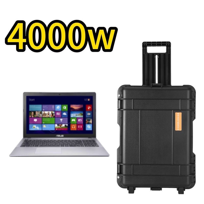 एसी शुद्ध साइन वेव पोर्टेबल पावर होम और कैंपिंग के लिए 4000W आउटपुट सॉकेट सभी प्रकार