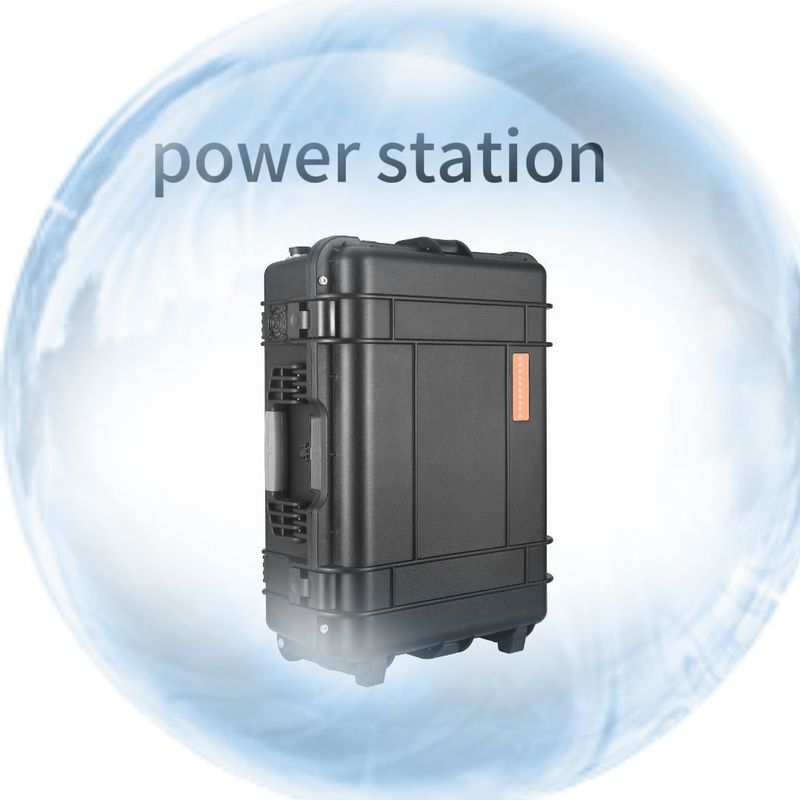 एसी 220 वी सोकेट और लिथियम बैटरी के साथ 8000W पीक पावर आउटडोर मोबाइल पावर स्टेशन