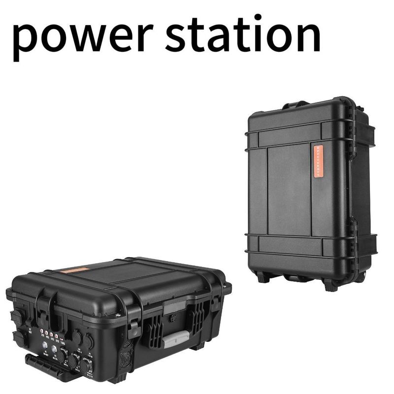 110V/220V AC आउटपुट होम और कैंपिंग पोर्टेबल चार्जर 6000W 6212Wh सौर पैनल यूएसबी के साथ