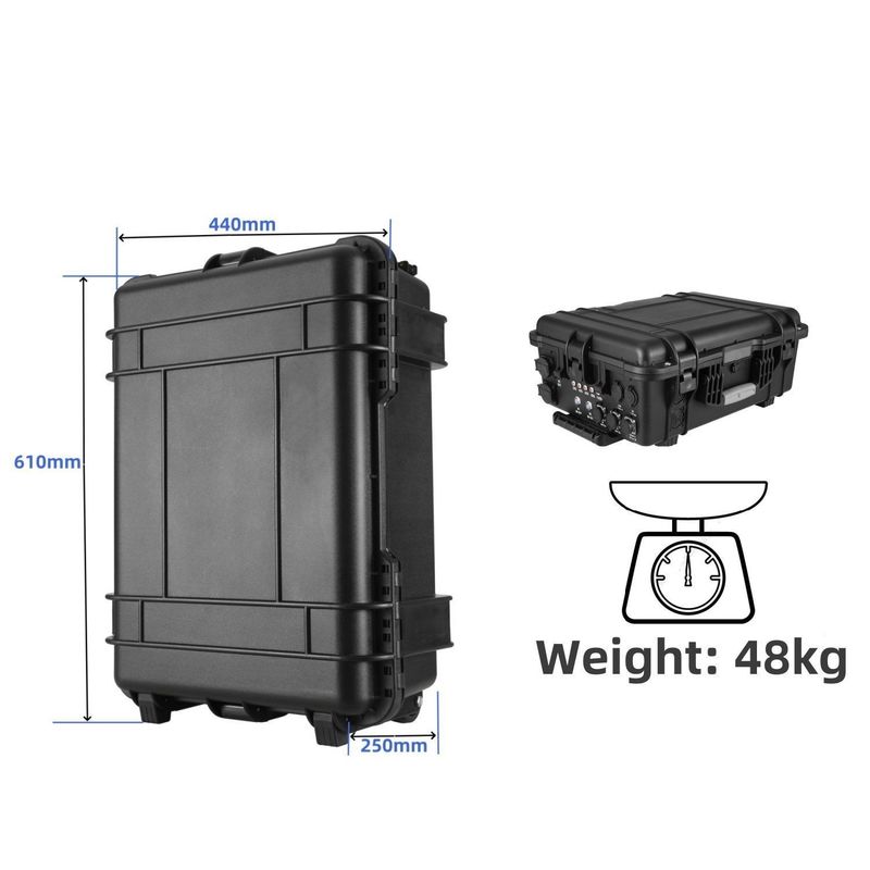 5000W/4800W बैटरी यूपीएस आउटडोर घरों के लिए पोर्टेबल पावर स्टेशन 6-7h चार्जिंग समय