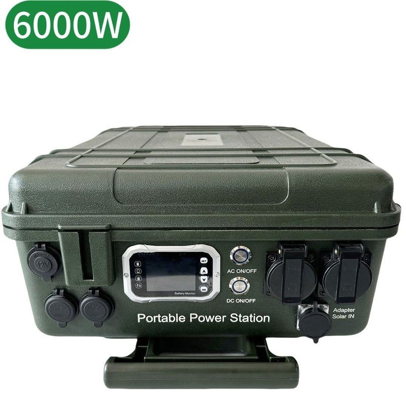 शुद्ध साइन वेव आउटपुट 6000W/5000W7000W आउटडोर के लिए उच्च शक्ति आपातकालीन बिजली की आपूर्ति