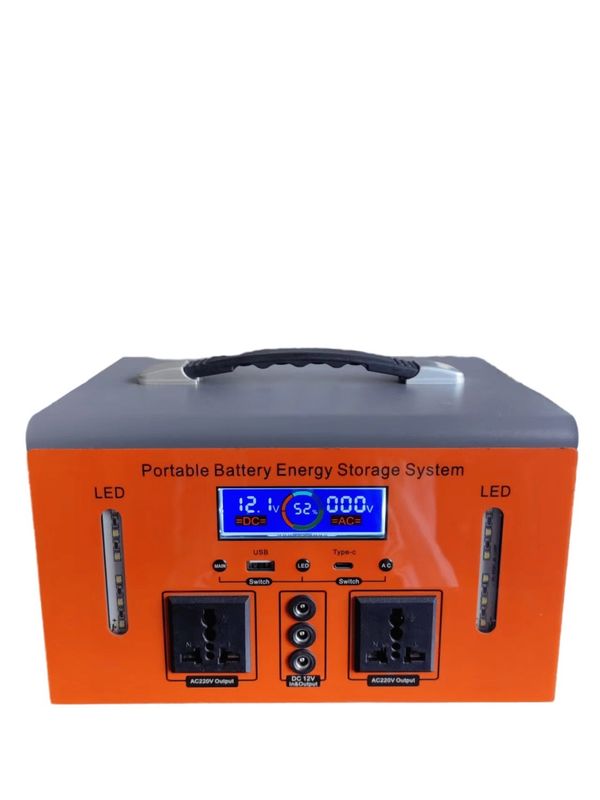 XT500 500W/110V/220V आउटडोर कैम्पिंग चार्जर पोर्टेबल पावर स्टेशन डीसी एडाप्टर के साथ