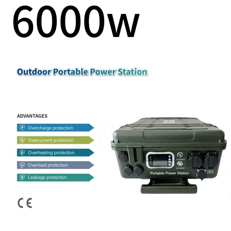 सौर पैनल के साथ 6000W/110V/230V जनरेटर आपके आपातकालीन बिजली स्रोत को चार्ज करता है