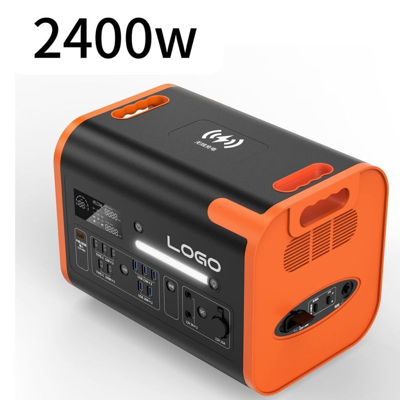 कैम्पिंग और घर के लिए तेजी से चार्ज 2200W निरंतर बिजली उत्पादन सौर ऊर्जा स्टेशन