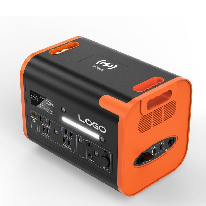 1500W AC चार्जिंग 2400W/40ah यात्रा पोर्टेबल लिथियम ऊर्जा भंडारण सौर ऊर्जा स्टेशन