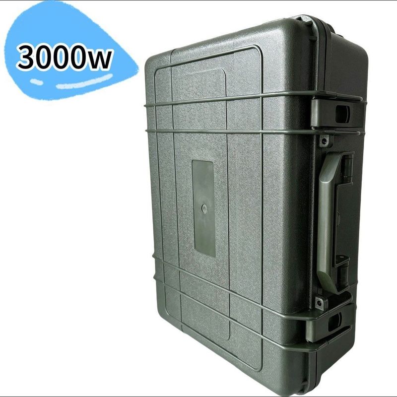 3000W/3024wh रिचार्जेबल बैटरी सोलर जनरेटर आउटडोर बिजली समाधान के लिए एकदम सही