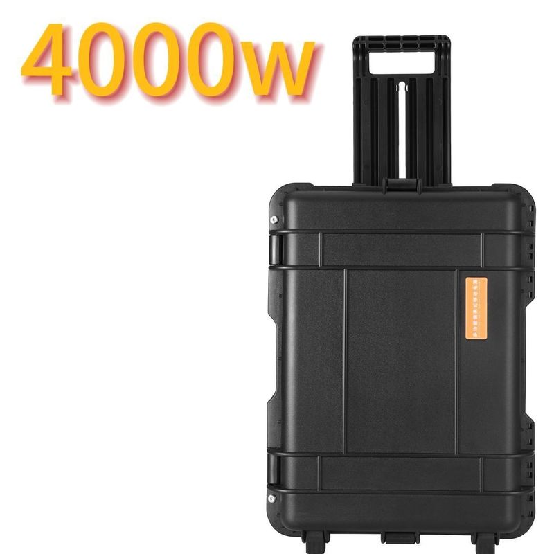 4000W रिचार्जेबल बैकअप पावर सप्लाई आउटडोर होम और RV आउटपुट सॉकेट सभी प्रकार के लिए