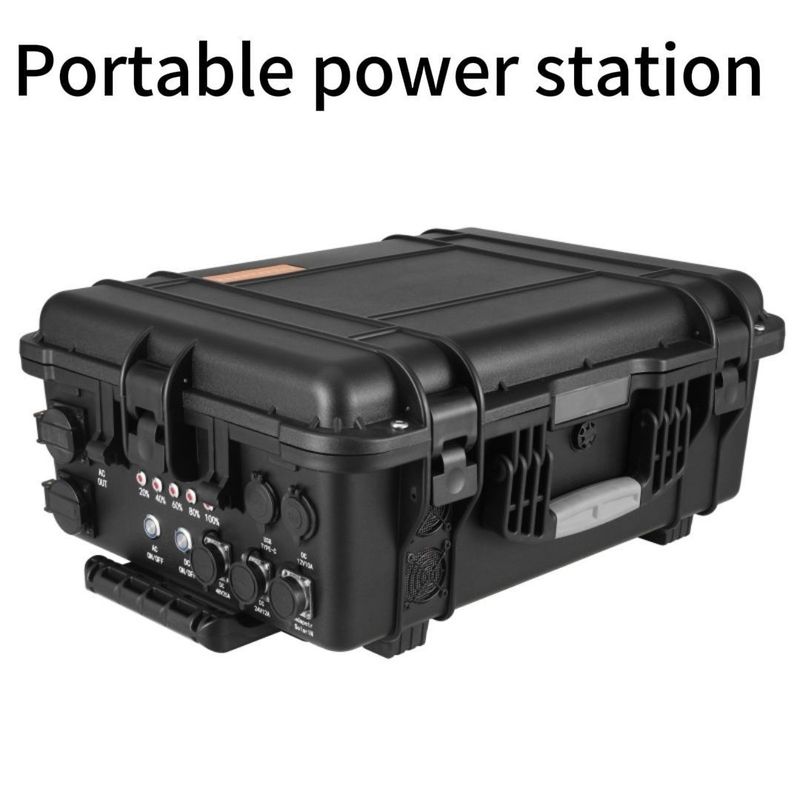 3000W-7000W घरेलू ऊर्जा भंडारण सौर ऊर्जा प्रणाली आउटडोर मोबाइल बिजली स्टेशन
